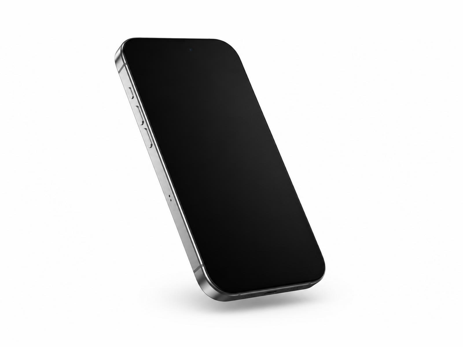 Modern smartphone i studioljus